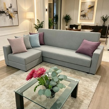 Γωνιακός καναπές κρεβάτι 210 cm x 165 cm 