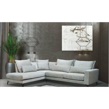 Γωνιακός καναπές ελληνικής κατασκευής 280cm x 220cm