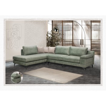 Γωνιακός καναπές ελληνικής κατασκευής 300cm x 230cm 