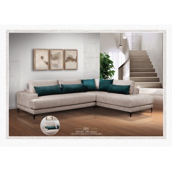 Γωνιακός καναπές ελληνικής κατασκευής 300cm x 230cm 