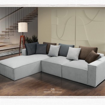 Γωνιακός καναπές ελληνικής κατασκευής 300cm x 220cm