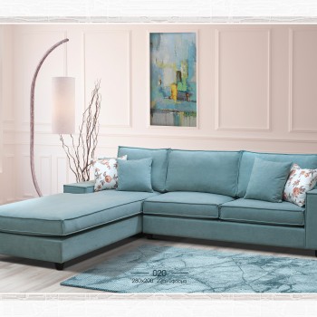 Γωνιακός καναπές ελληνικής κατασκευής 300cm x 220cm με μηχανισμό κρεβατιού