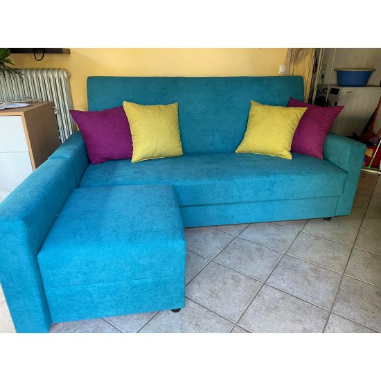 Γωνιακός καναπές κρεβάτι Νο1 (210cm x 165cm)