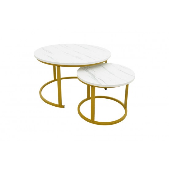 Τραπεζάκι σαλονιού Φ80