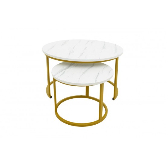 Τραπεζάκι σαλονιού Φ80