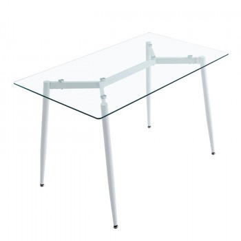 Γυάλινο τραπέζι 120cm x 70cm