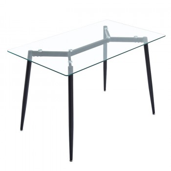 Γυάλινο τραπέζι 120cm x 70cm