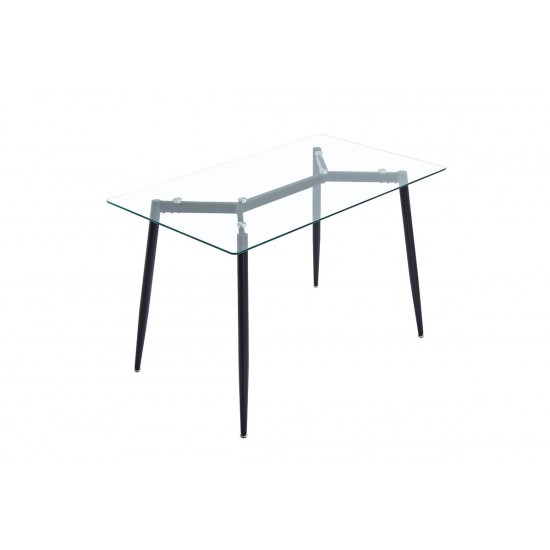 Γυάλινο τραπέζι 120cm x 70cm
