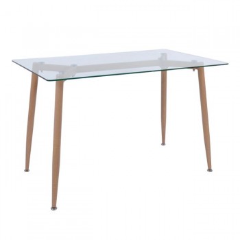 Γυάλινο τραπέζι 120cm x 70cm