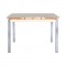 Γυάλινο τραπέζι 110cm x 70cm + 2 x 30cm ανοιγόμενο