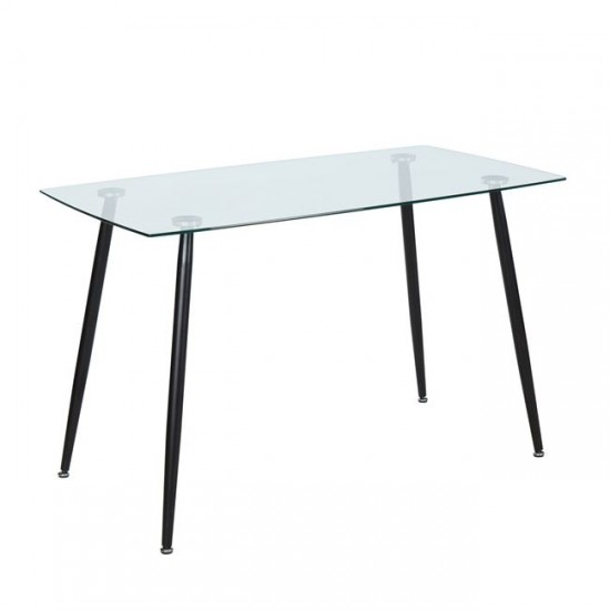 Γυάλινο τραπέζι 120cm x 70cm