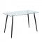 Γυάλινο τραπέζι 120cm x 70cm