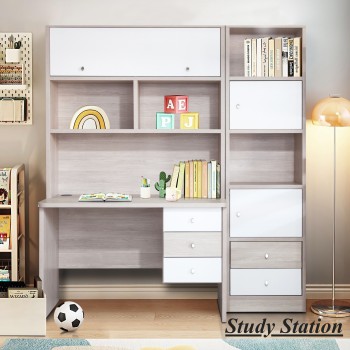 Βιβλιοθήκη - γραφείο 120cm