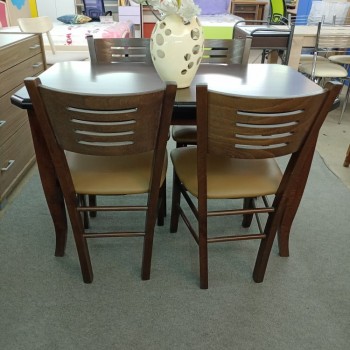 Dinning set with 6 chairs