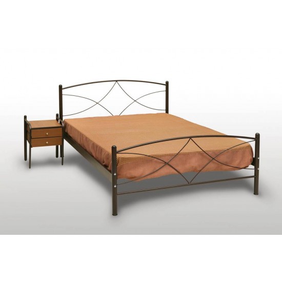 Single bed metal with the matress