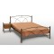 Single bed metal with the matress