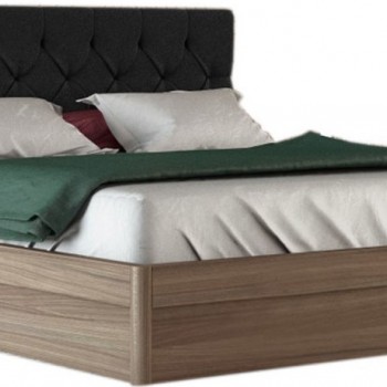 Laminated king size bed with storage