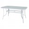 RIO τραπέζι μεταλλικό λευκό 120cm