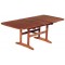 Outdoor table extensionable